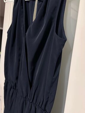 Banana Republic Navy Sleeveless Jumpsuit with a free belt